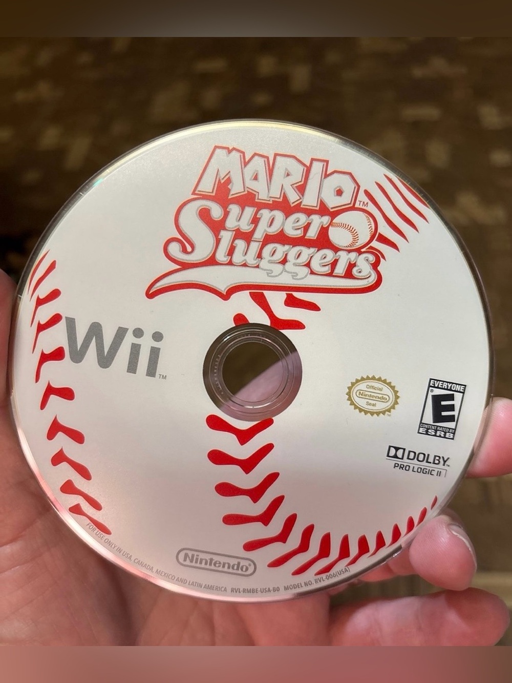 Mario Super Sluggers Video Game on Nintendo Wii